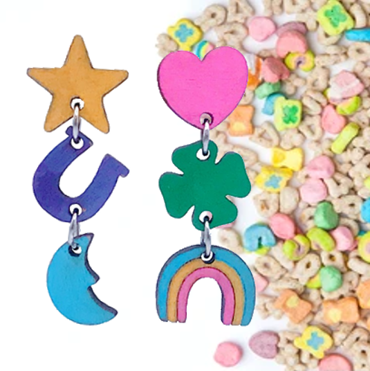 Charms of Luck Colorful Earrings