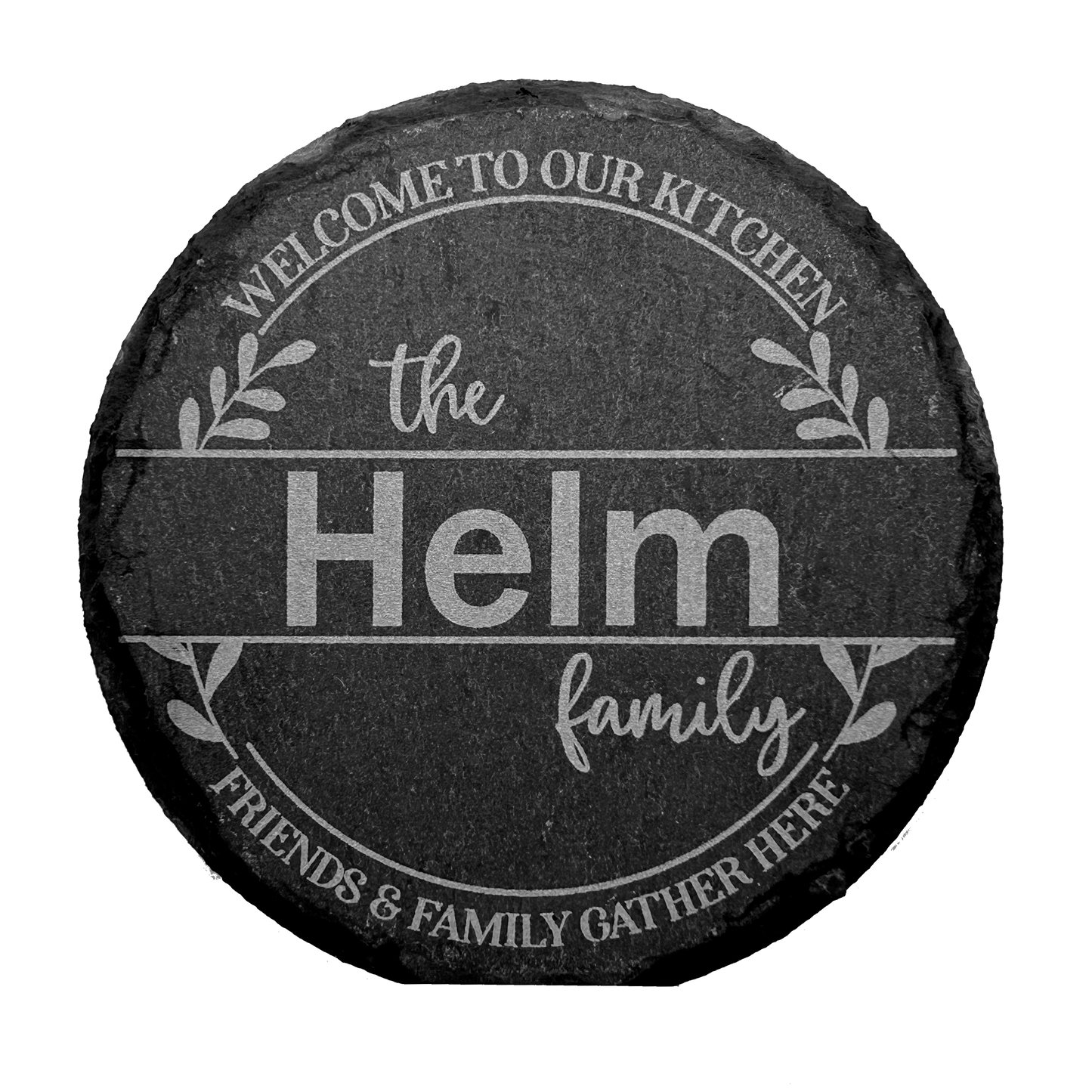 Custom Name Slate Coasters