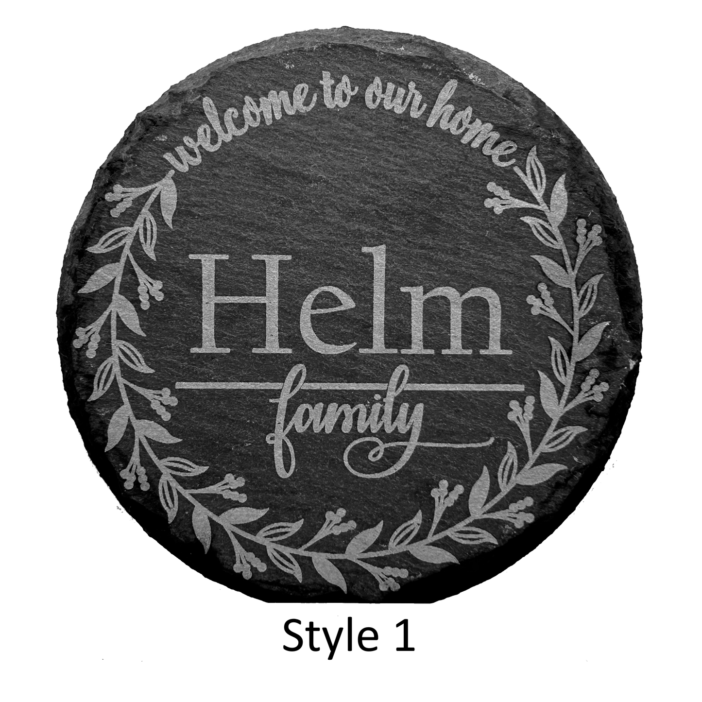 Custom Name Slate Coasters